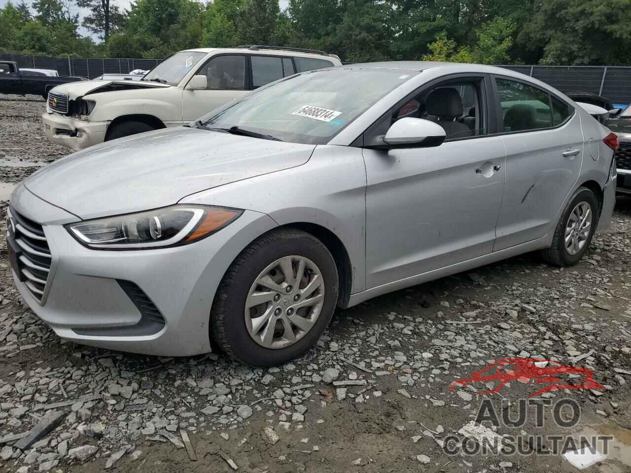 HYUNDAI ELANTRA 2018 - KMHD74LF7JU449413