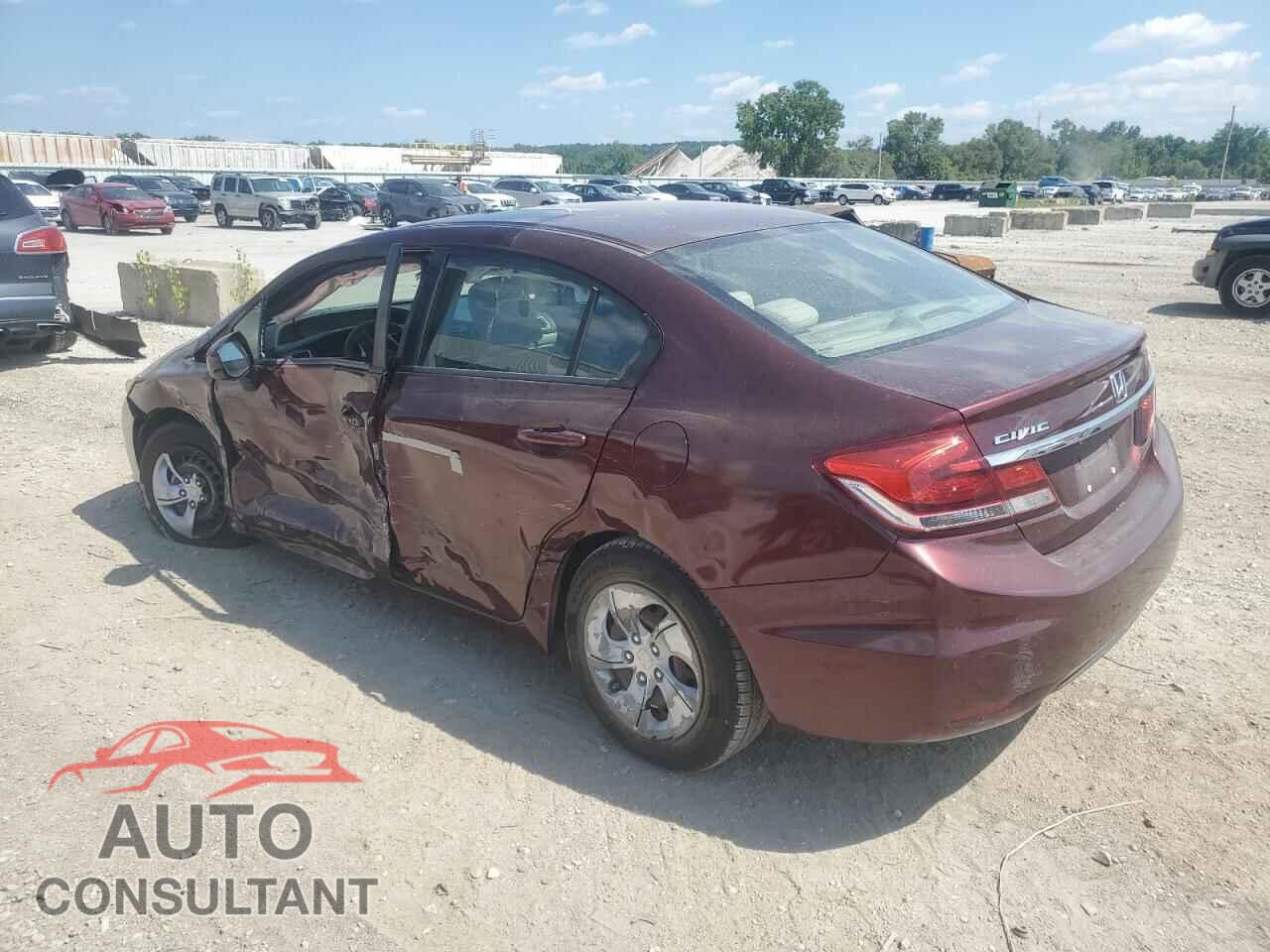 HONDA CIVIC 2013 - 19XFB2F50DE022693