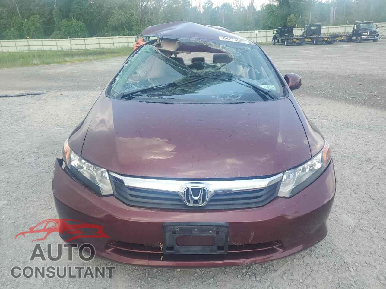 HONDA CIVIC 2012 - 2HGFB2F53CH600242