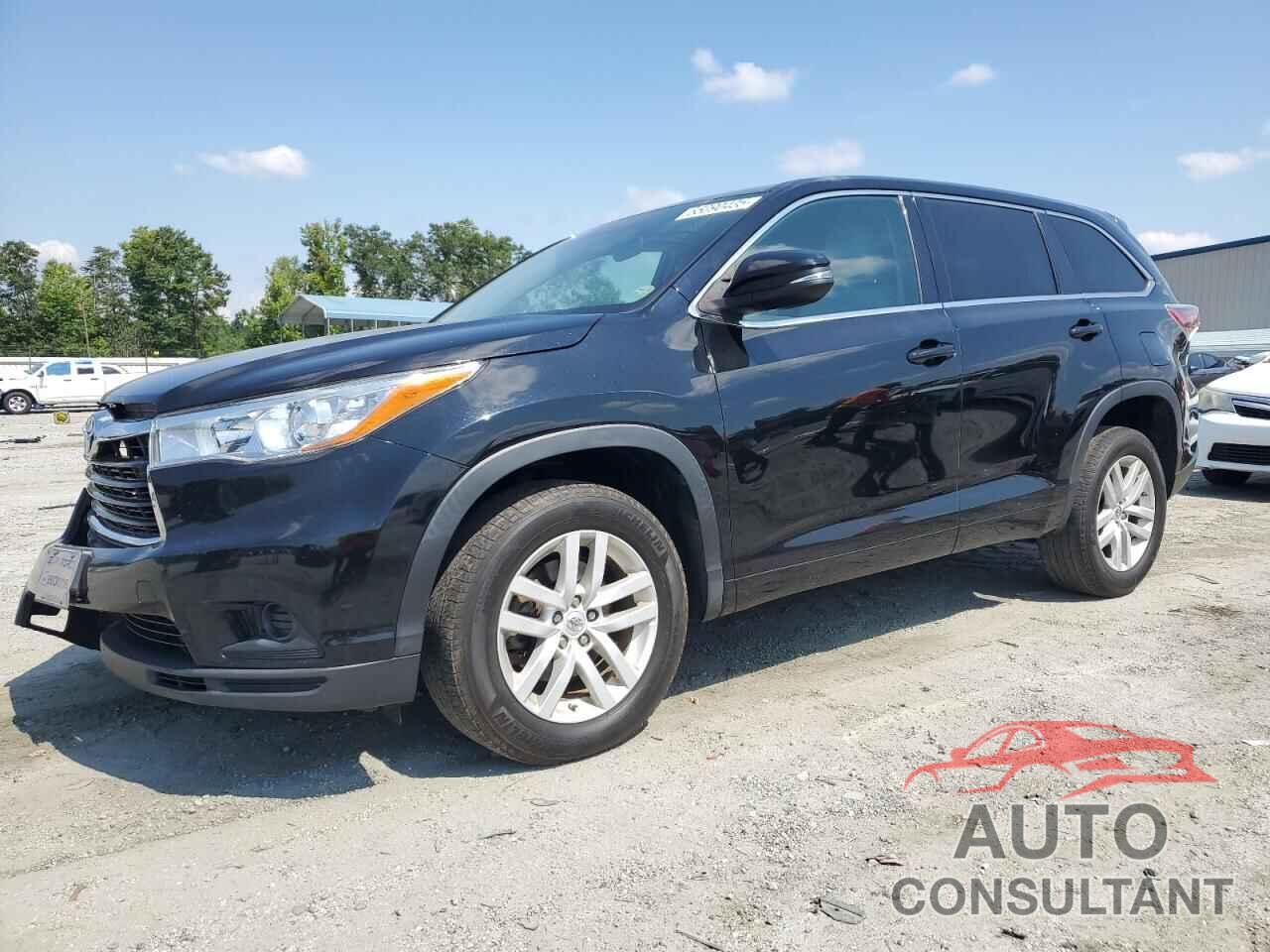 TOYOTA HIGHLANDER 2015 - 5TDZARFH6FS012892