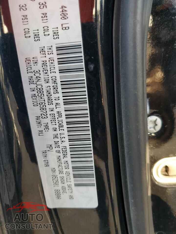 JEEP COMPASS 2017 - 3C4NJCBB5HT658723