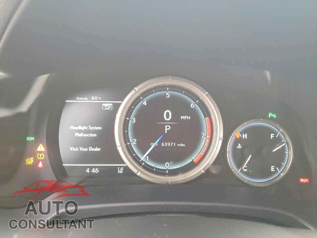 LEXUS RX350 2019 - 2T2BZMCA0KC201735