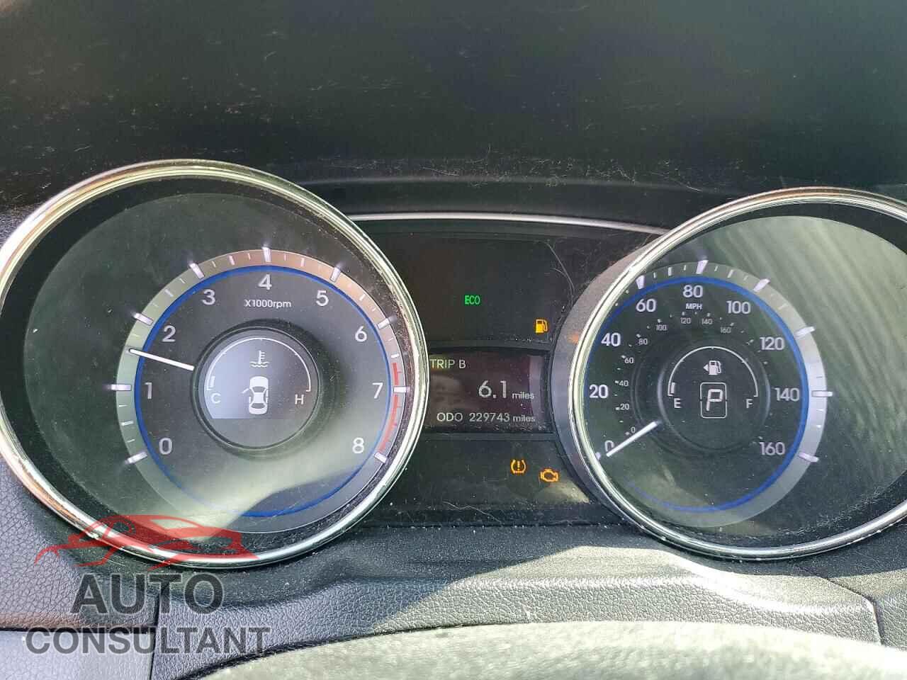 HYUNDAI SONATA 2012 - 5NPEB4AC7CH341693