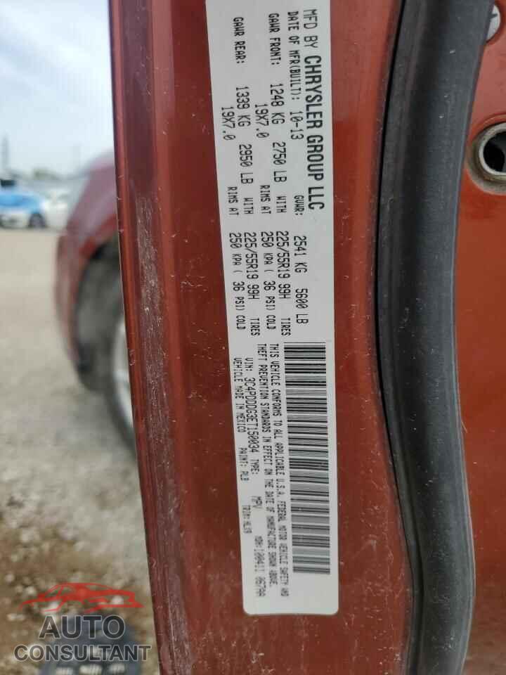 DODGE JOURNEY 2014 - 3C4PDDDG3ET150034