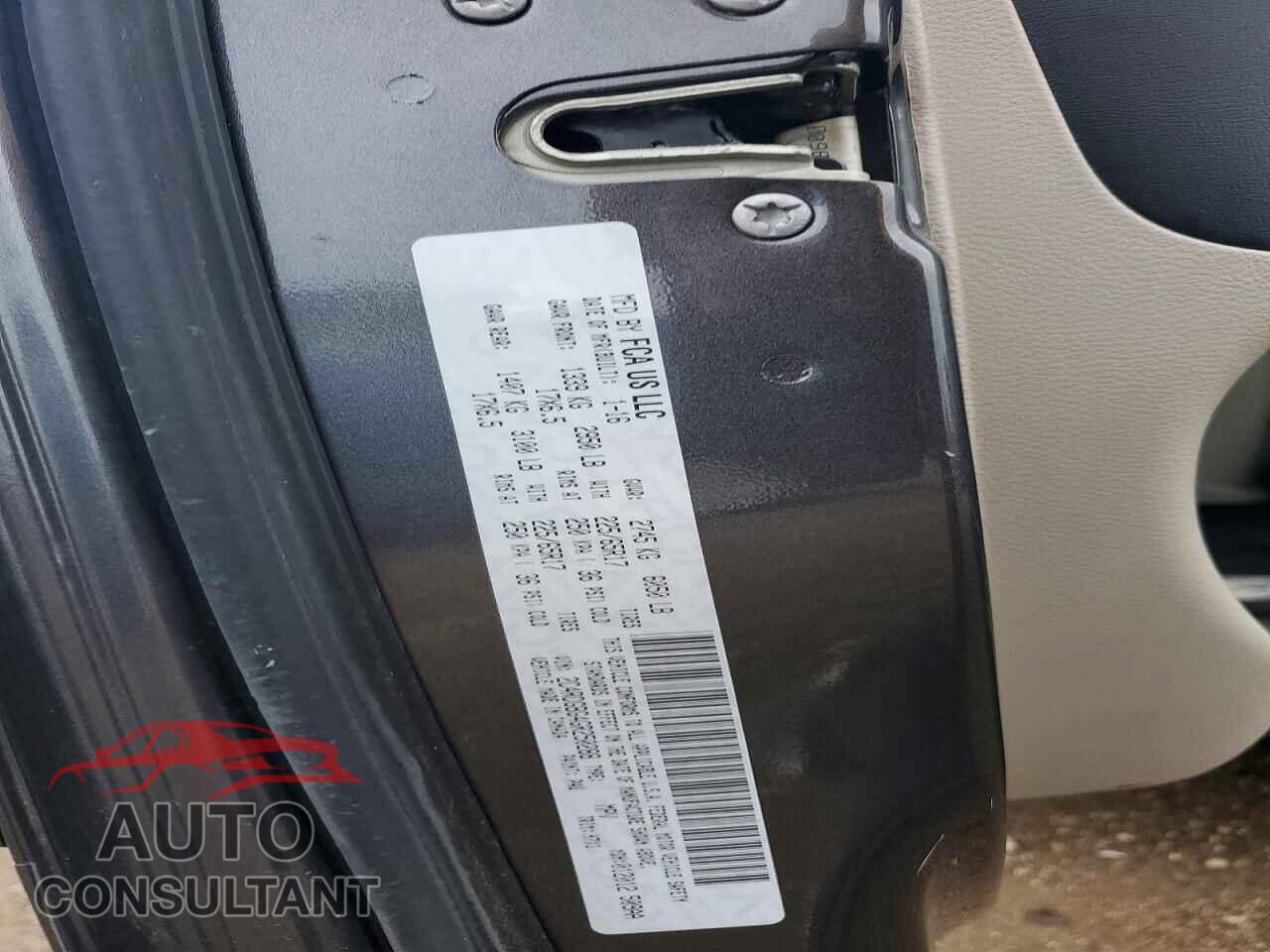 DODGE CARAVAN 2016 - 2C4RDGBG4GR250288