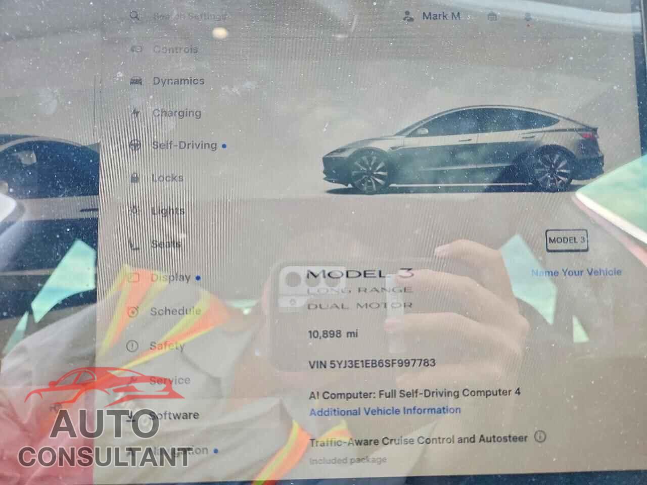 TESLA MODEL 3 2025 - 5YJ3E1EB6SF997783