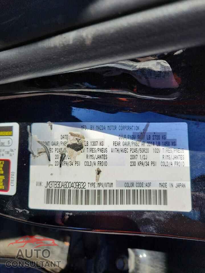 MAZDA CX-9 2013 - JM3TB3DA8D0409632