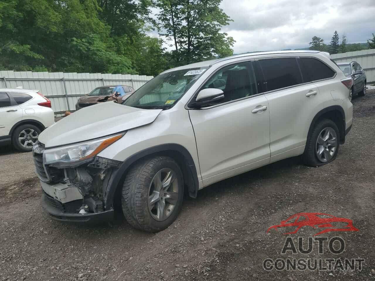 TOYOTA HIGHLANDER 2014 - 5TDDKRFH4ES005347