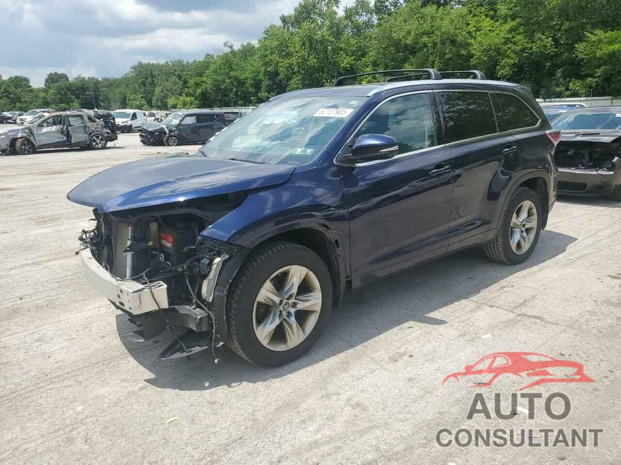 TOYOTA HIGHLANDER 2016 - 5TDDKRFH5GS251343