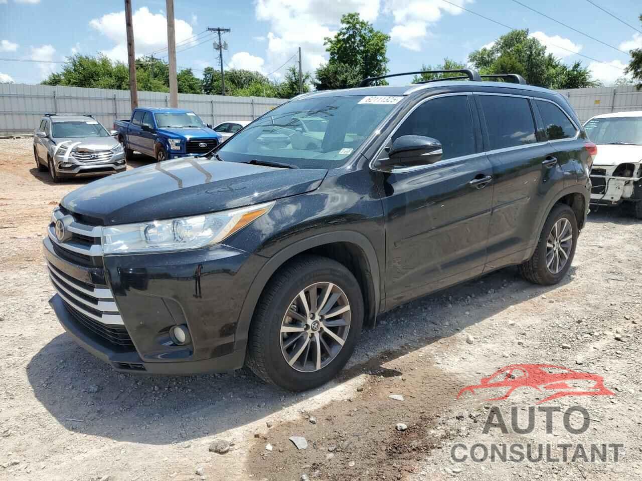 TOYOTA HIGHLANDER 2017 - 5TDJZRFH0HS467343