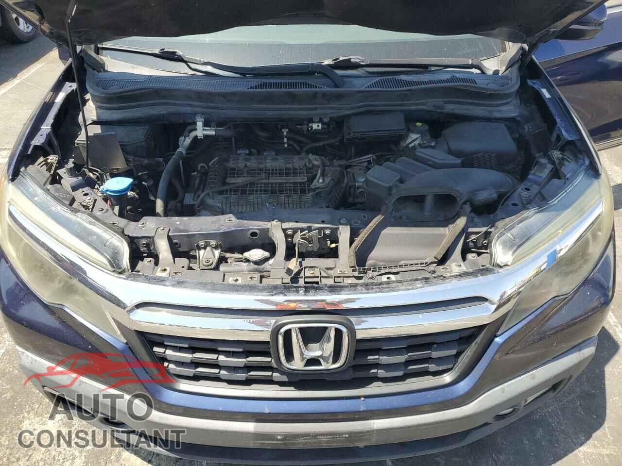 HONDA RIDGELINE 2017 - 5FPYK2F67HB003227