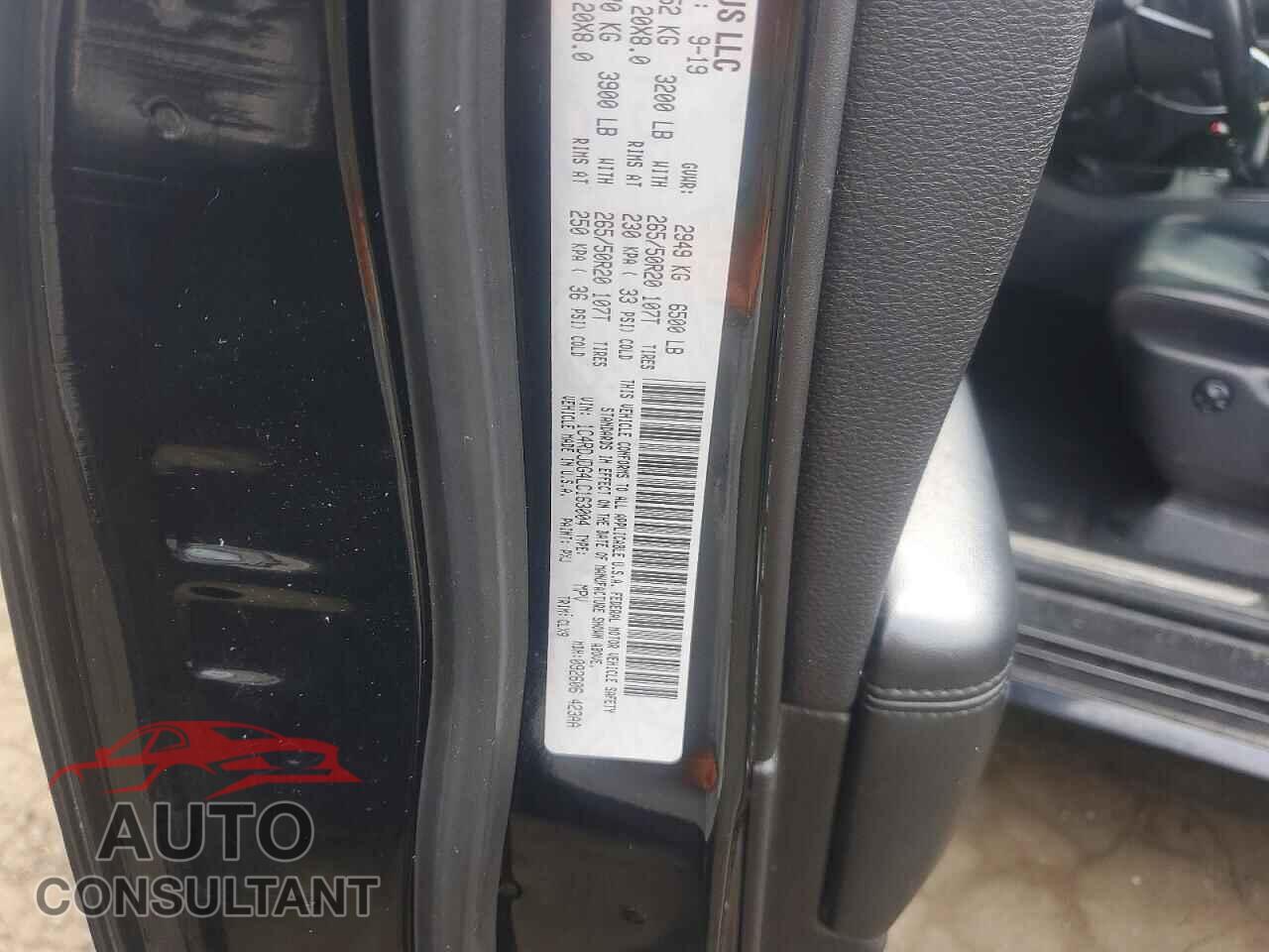 DODGE DURANGO 2020 - 1C4RDJDG4LC163004