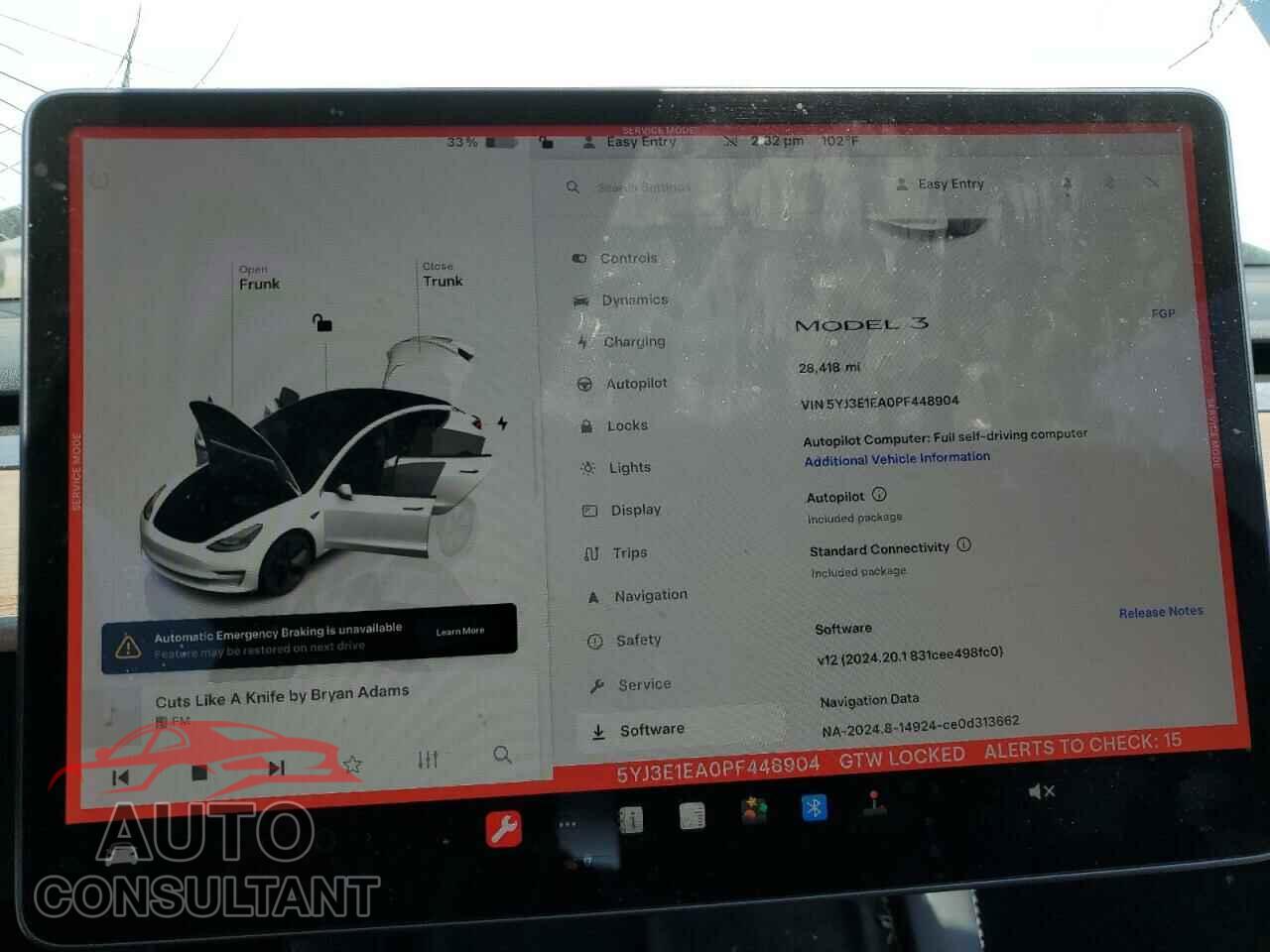TESLA MODEL 3 2023 - 5YJ3E1EA0PF448904