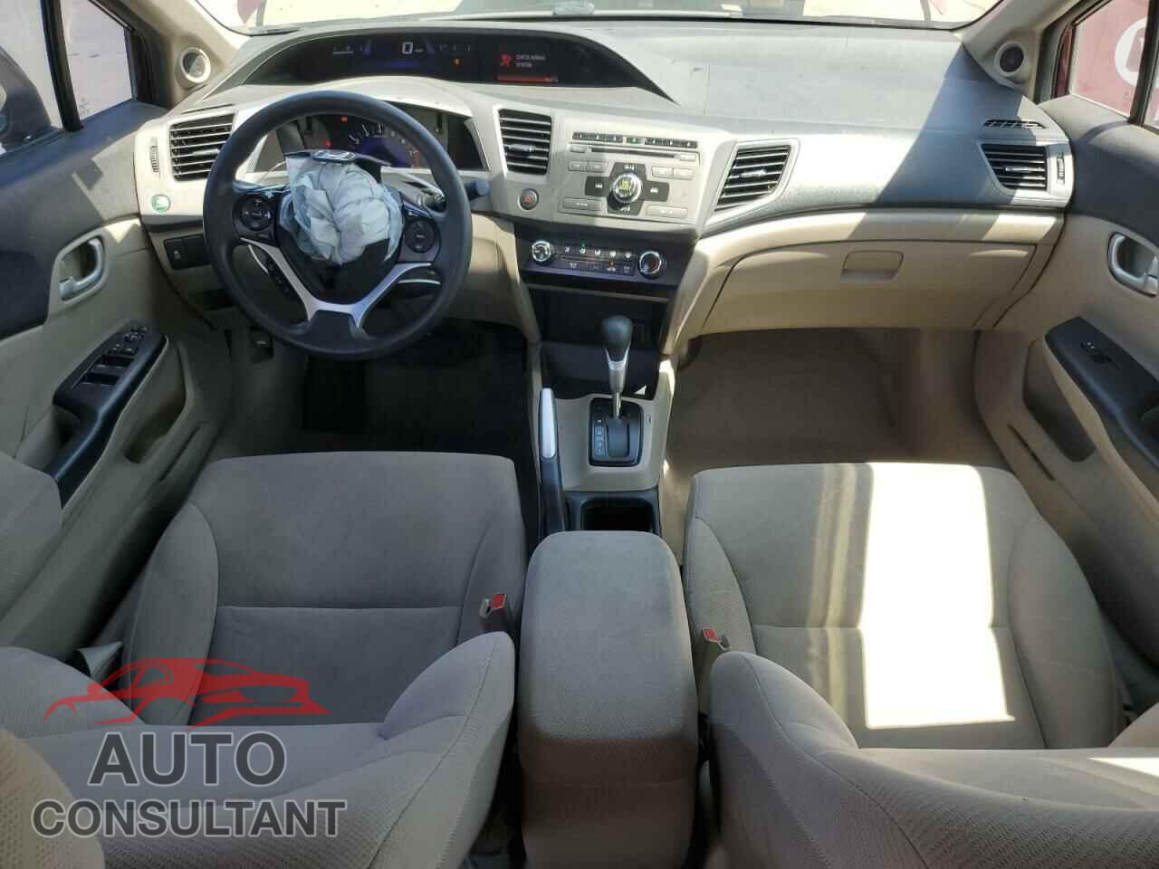 HONDA CIVIC 2012 - 19XFB2F89CE322404
