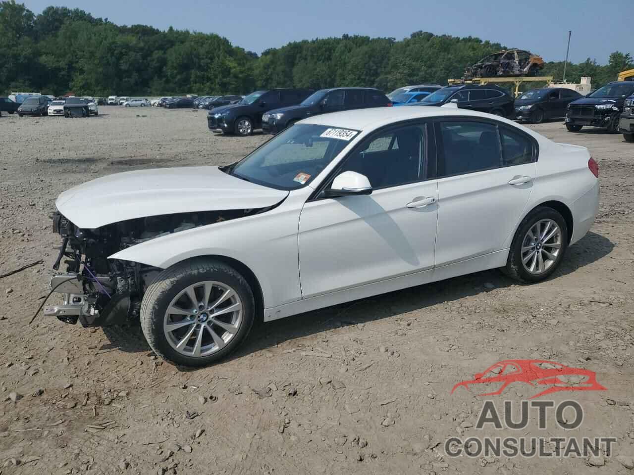 BMW 3 SERIES 2017 - WBA8E5G37HNU45509