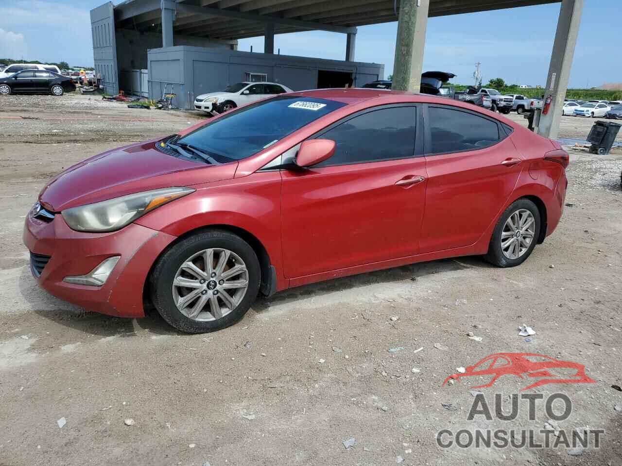 HYUNDAI ELANTRA 2014 - KMHDH4AE7EU137296