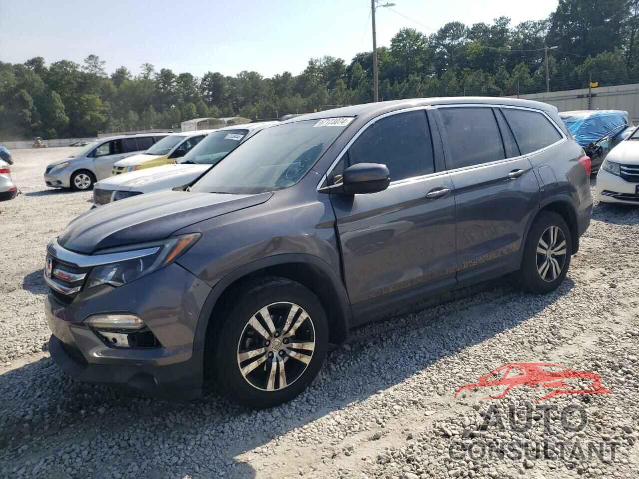 HONDA PILOT 2017 - 5FNYF5H59HB023272