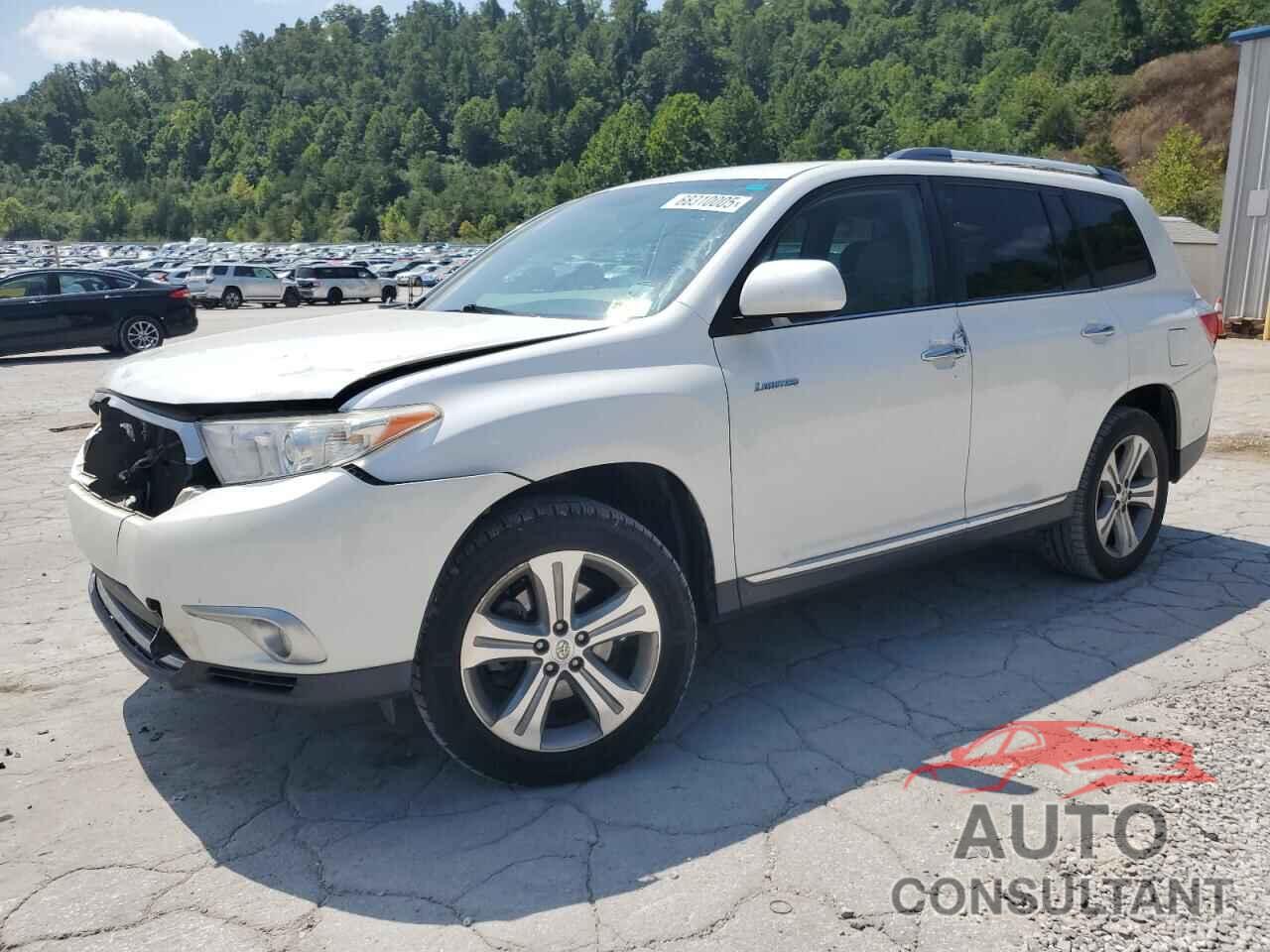 TOYOTA HIGHLANDER 2012 - 5TDDK3EH6CS137005