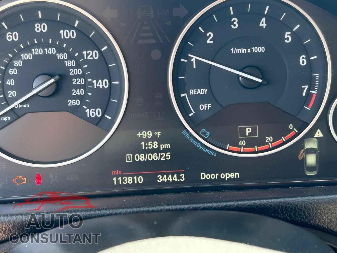 BMW 3 SERIES 2012 - WBA3C1C55CF430719