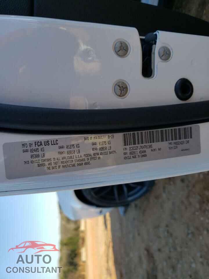 DODGE CHALLENGER 2019 - 2C3CDZFJ7KH701305