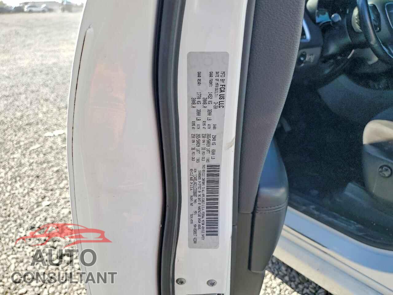 DODGE DURANGO 2020 - 1C4RDJAG1LC339687