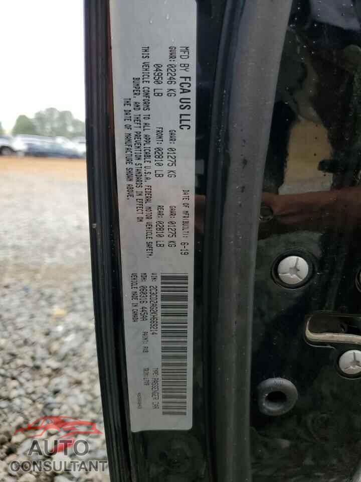 DODGE CHALLENGER 2019 - 2C3CDZAG2KH669214