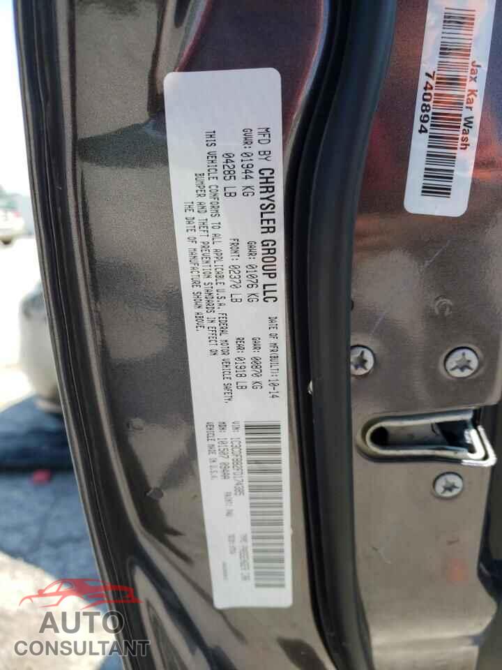 DODGE DART 2015 - 1C3CDFBB2FD174385