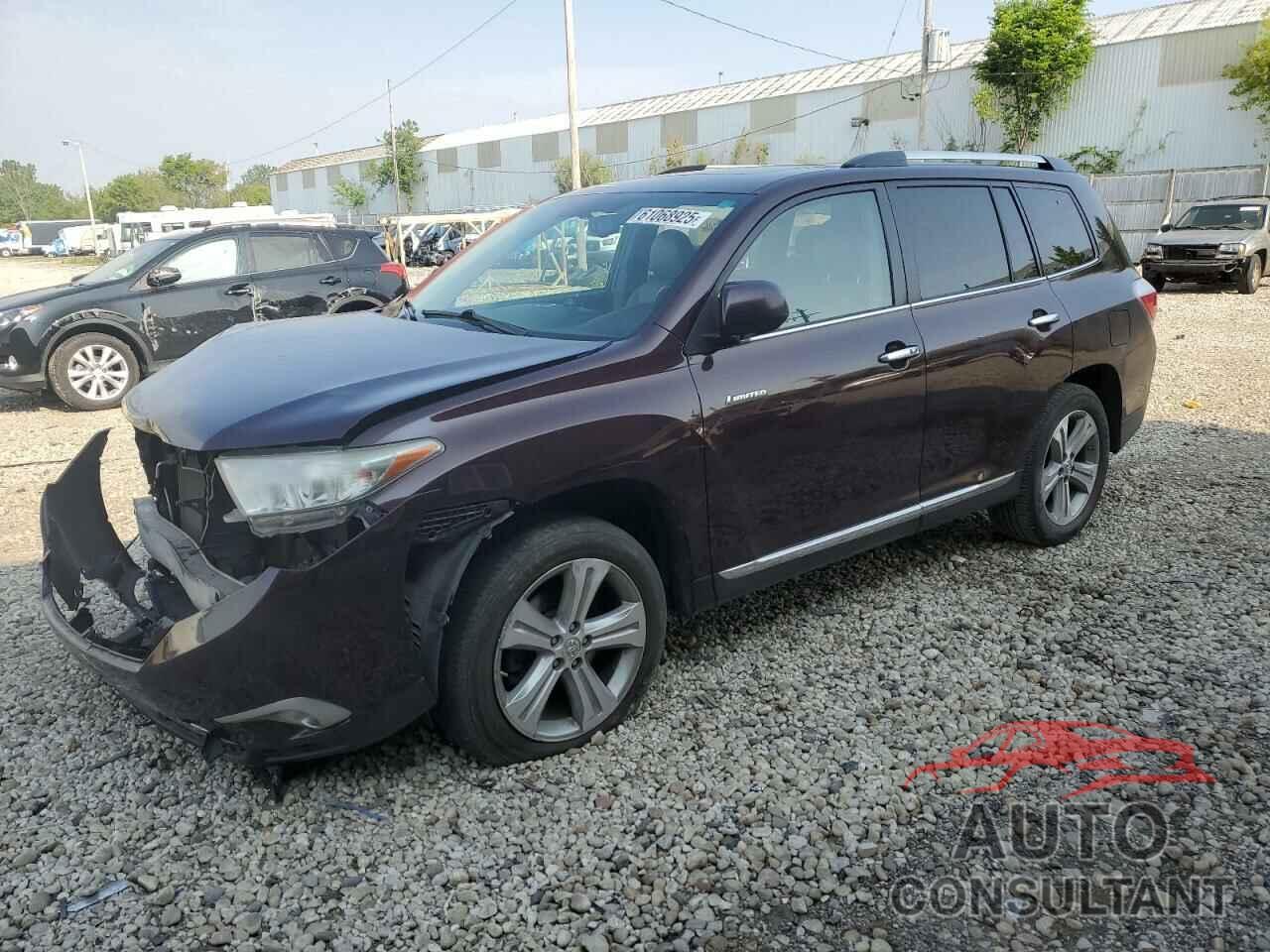 TOYOTA HIGHLANDER 2012 - 5TDDK3EH3CS126771