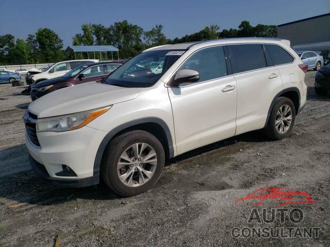 TOYOTA HIGHLANDER 2014 - 5TDKKRFH9ES026878