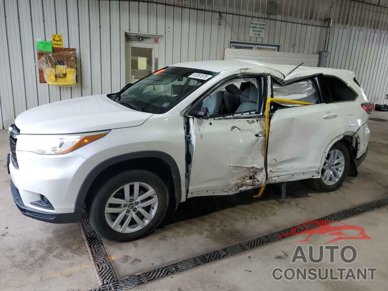 TOYOTA HIGHLANDER 2016 - 5TDBKRFH1GS322156