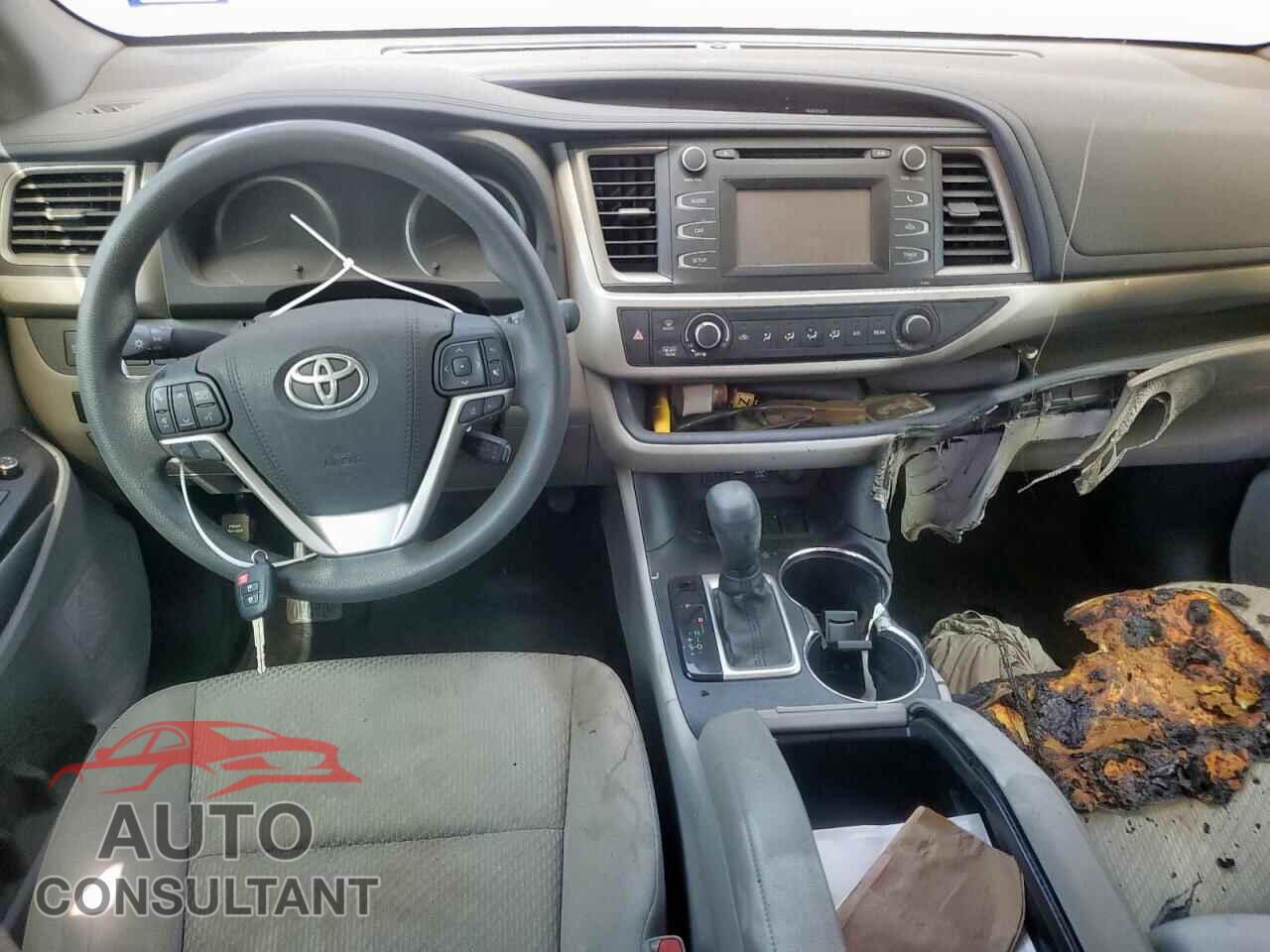 TOYOTA HIGHLANDER 2019 - 5TDZZRFH4KS337351