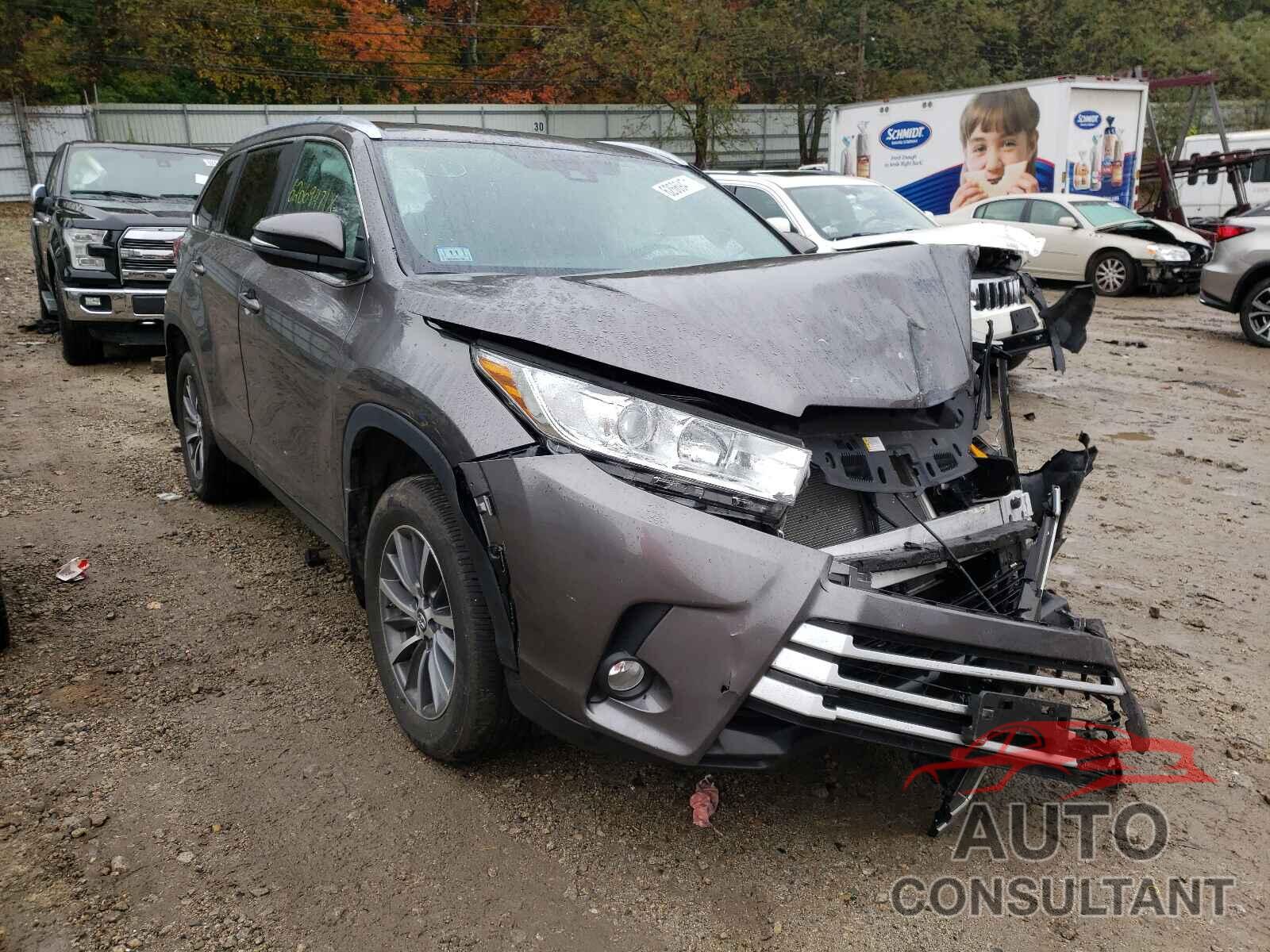 TOYOTA HIGHLANDER 2019 - 5TDJZRFH1KS624160