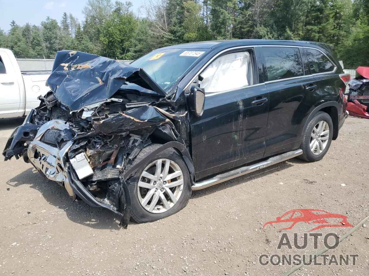 TOYOTA HIGHLANDER 2014 - 5TDBKRFH4ES048416