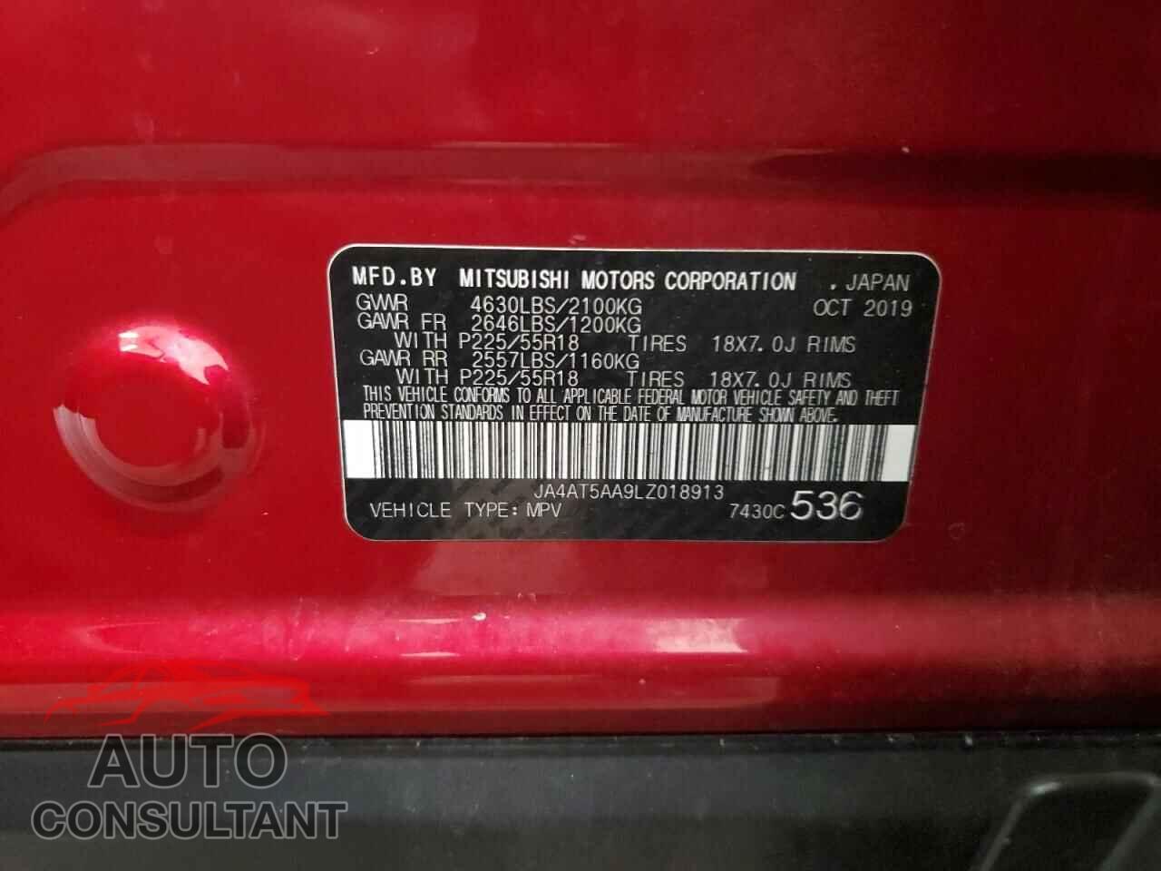 MITSUBISHI ECLIPSE 2020 - JA4AT5AA9LZ018913
