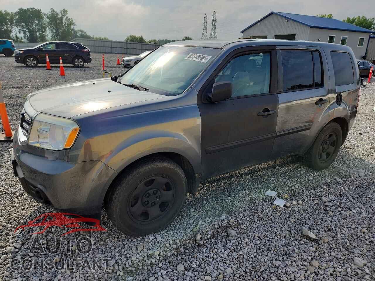 HONDA PILOT 2012 - 5FNYF4H26CB022508