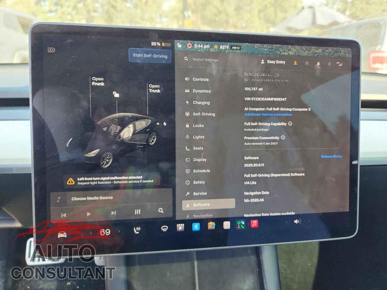 TESLA MODEL 3 2021 - 5YJ3E1EA0MF908347
