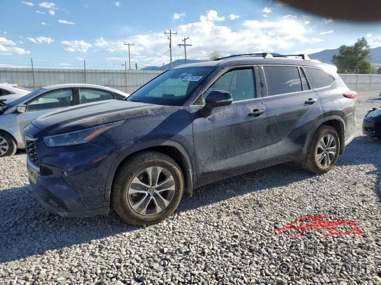 TOYOTA HIGHLANDER 2021 - 5TDHBRCH5MS522399
