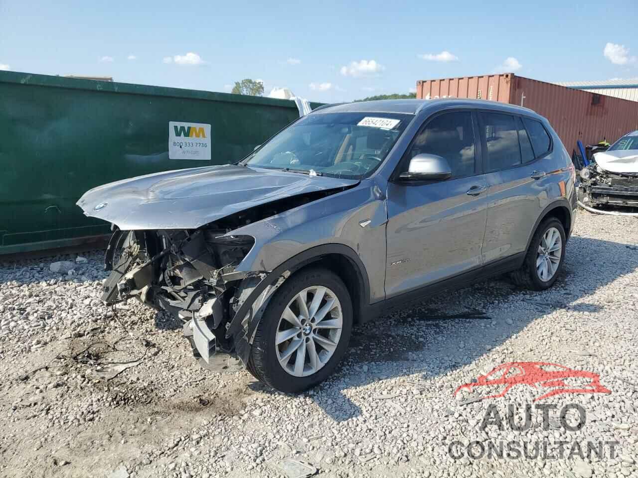 BMW X3 2016 - 5UXWX9C55G0D94625