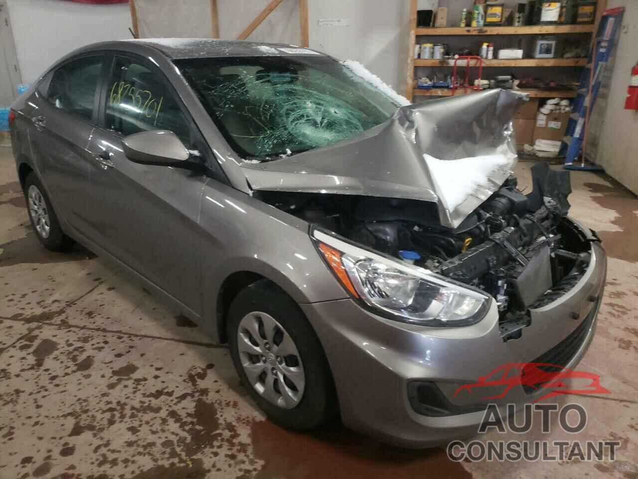 HYUNDAI ACCENT 2017 - KMHCT4AE7HU368245