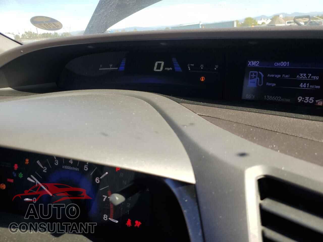 HONDA CIVIC 2012 - 19XFB2F81CE331937