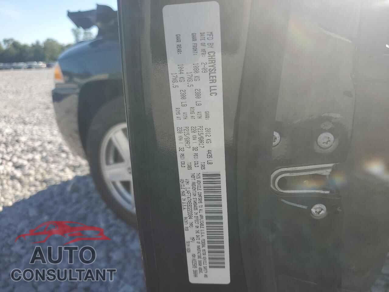 JEEP COMPASS 2009 - 1J4FT47A59D223304