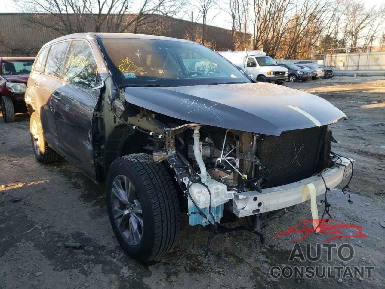 TOYOTA HIGHLANDER 2016 - 5TDBKRFH6GS283662