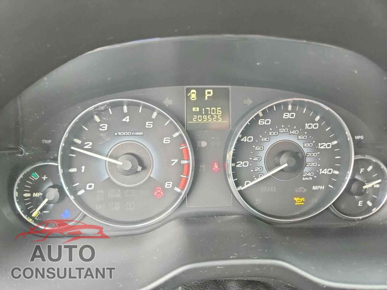 SUBARU OUTBACK 2010 - 4S4BRBCC3A3386165