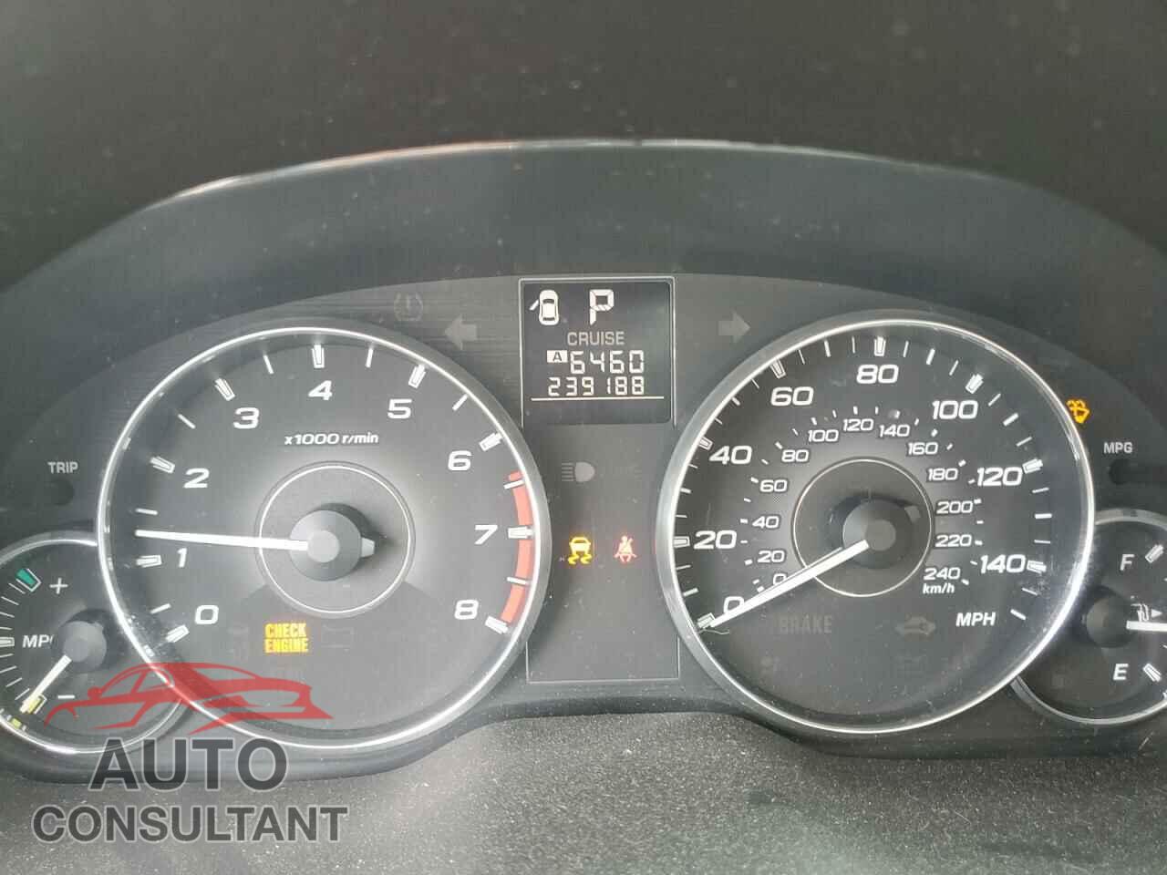 SUBARU OUTBACK 2012 - 4S4BRBKC9C3271767