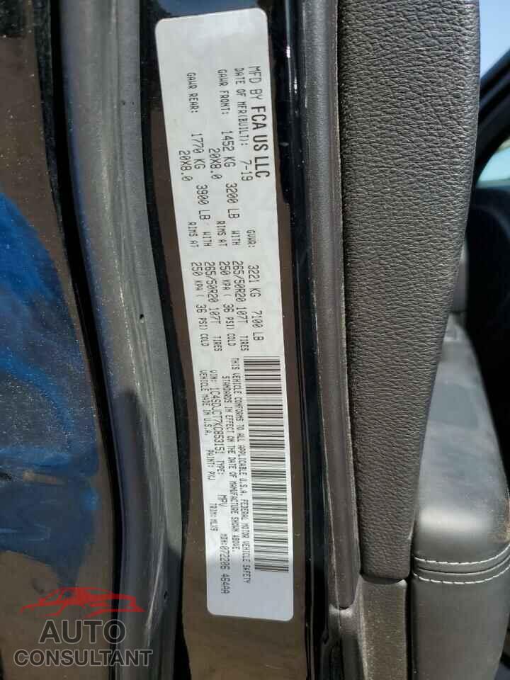 DODGE DURANGO 2019 - 1C4SDJCT7KC853151