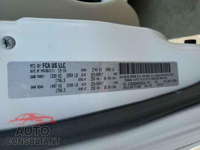 DODGE CARAVAN 2017 - 2C4RDGBG6HR652329