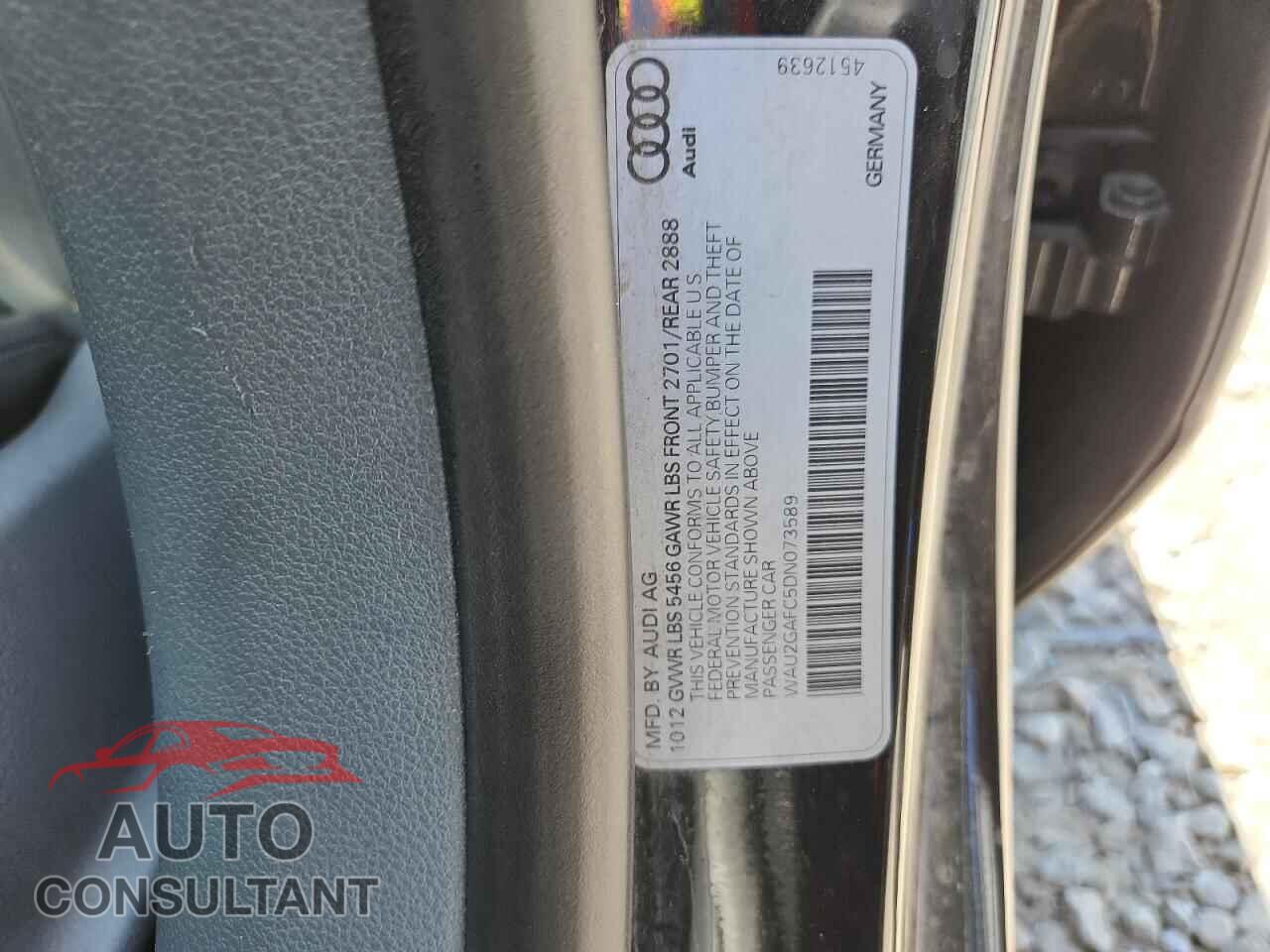 AUDI A7 2013 - WAU2GAFC5DN073589