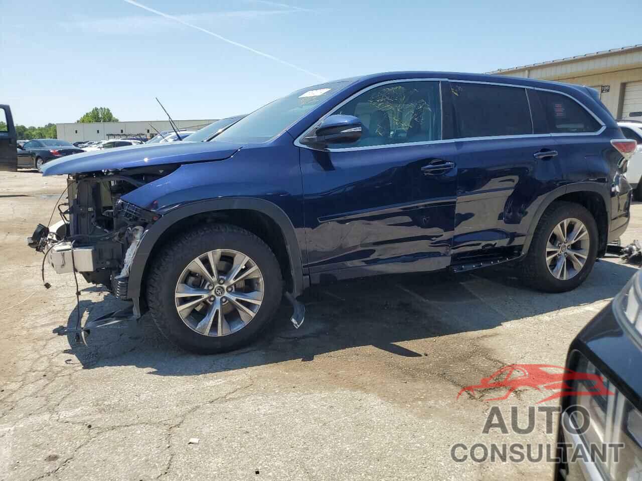 TOYOTA HIGHLANDER 2016 - 5TDBKRFH8GS346096