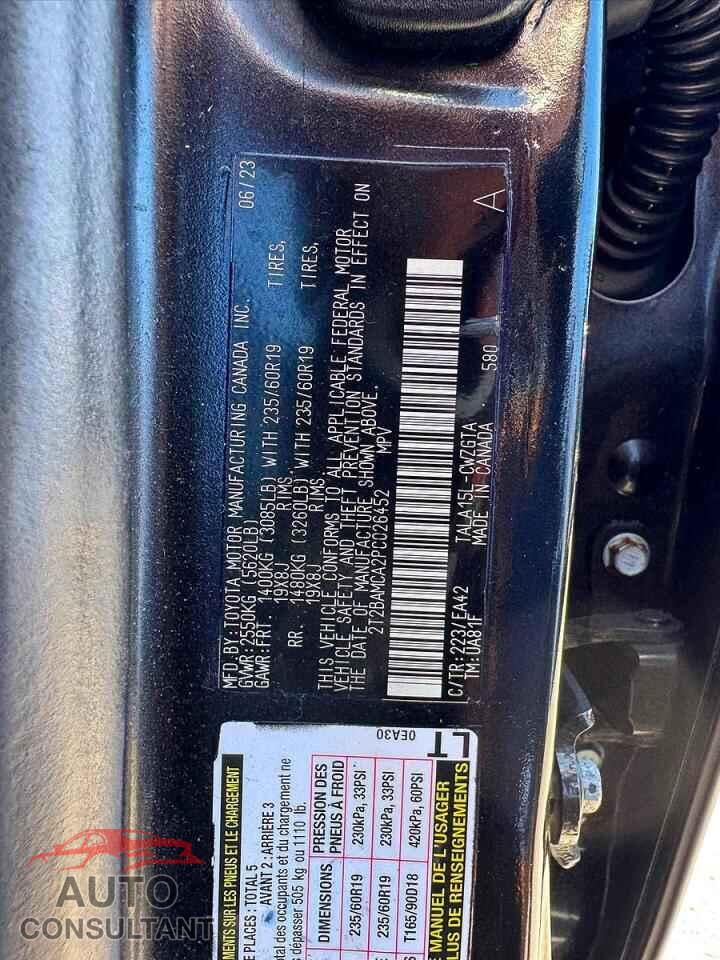 LEXUS RX350 2023 - 2T2BAMCA2PC026452