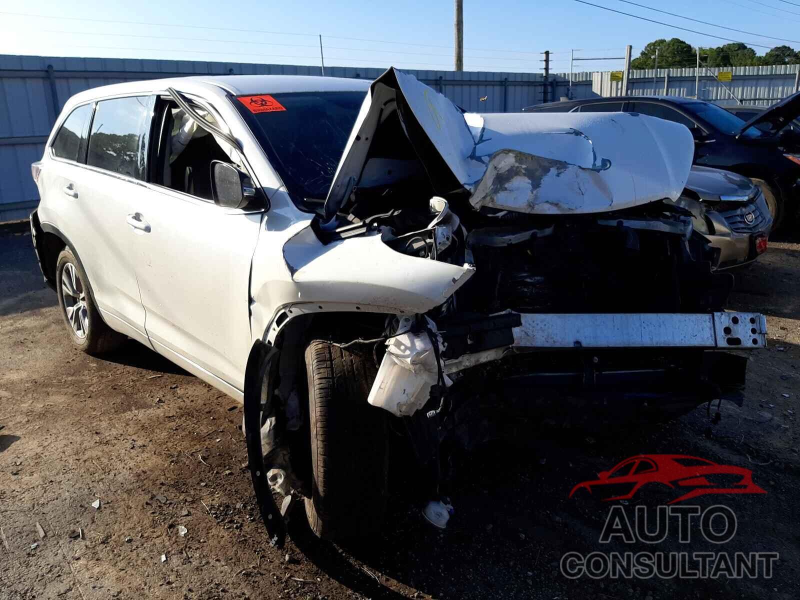 TOYOTA HIGHLANDER 2016 - 5TDZKRFH6GS149149